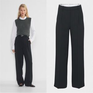 Aritzia Wilfred Navy Effortless Pants